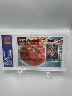 1992-93 Topps Stadium Club Shaquille O'Neal RC #247 PSA 8 NM-MT HOF Rookie - Image 2