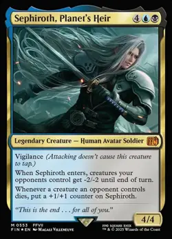 Sephiroth, Planet's Heir - FINAL FANTASY (FIN) - MTG Rare English Foil - Image 1