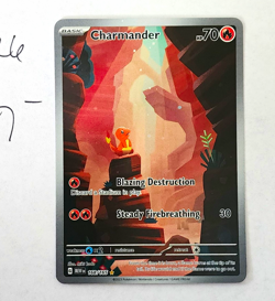 Charmander 168/165 - Illustration Rare Holo - English Pokemon - SV 151 - Image 1
