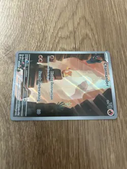 Pokemon TCG Charmander 168/165 SV 151 Illustration Rare Holo English 2023 - Image 3