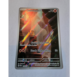 Charmander 168/165 SV 151 Illustration Rare English Pokemon card - Image 1