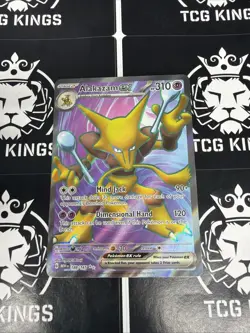 Pokemon TCG Alakazam EX Scarlet & Violet-151 188/165 Holo Ultra Rare - Image 1