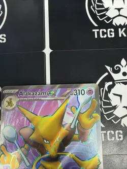 Pokemon TCG Alakazam EX Scarlet & Violet-151 188/165 Holo Ultra Rare - Image 3