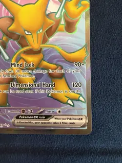 Pokemon TCG Alakazam ex 188/165 Sv: Scarlet & Violet 151 Holo Ultra Rare English - Image 5