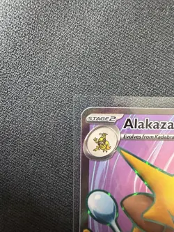 Pokemon TCG Alakazam EX Scarlet Violet-151 188/165 Holo Ultra Rare - Image 2