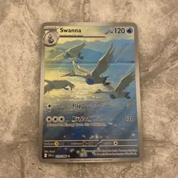 110/086 Swanna : Illustration Rare Card : SV-10.5 White Flare : Pokemon TCG - Image 1