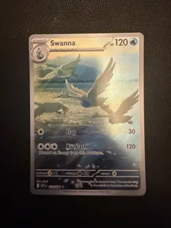Pokemon TCG Swanna Card 110/086 White Flare Illustration Rare NEAR MINT - Image 1