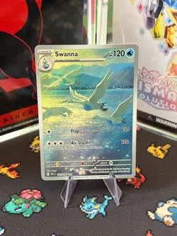 Pokemon TCG Swanna Card 110/086 White Flare Illustration Rare - Image 1