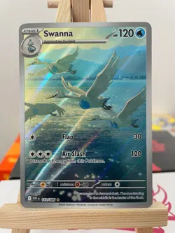Pokemon TCG Swanna White Flare Illustration Rare Card 110/086 - Image 1