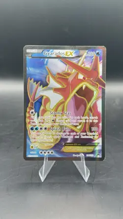 Gyarados Ex 114/122 Ultra Rare Full Art XY Breakpoint Pokemon Card TCG ENG MP - Image 1