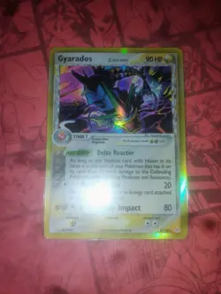 Pokemon Gyarados TCG Delta Species 2006 EX Holon Phantoms Card 8/110 - Image 1