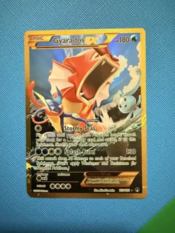 Pokemon TCG Gyarados EX Secret Rare Holo BREAKpoint 123/122 - Image 1