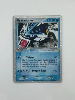 Pokemon TCG Gyarados ex 109/112 Fire Red & Leaf Green Holo Silver Border - Image 1