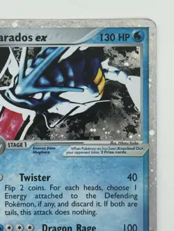 Pokemon TCG Gyarados ex 109/112 Fire Red & Leaf Green Holo Silver Border - Image 3
