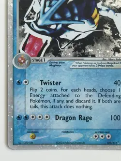 Pokemon TCG Gyarados ex 109/112 Fire Red & Leaf Green Holo Silver Border - Image 5