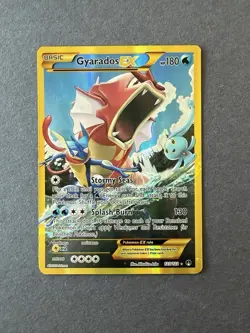 Pokemon TCG Gyarados EX 123/122 Secret Rare XY Breakpoint - Excellent - Image 1