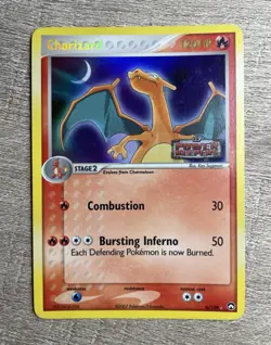 Pokemon TCG Charizard 6/108 Holo EX Power Keepers + Gyarados 8/107 EX Deoxys - Image 1