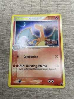 Pokemon TCG Charizard 6/108 Holo EX Power Keepers + Gyarados 8/107 EX Deoxys - Image 5