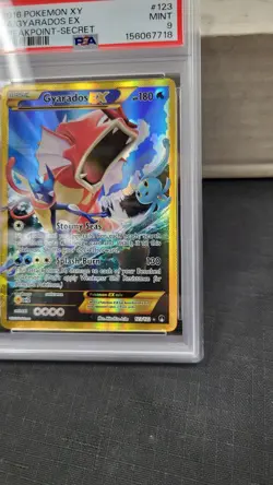 2016 GYARADOS EX FULL ART SECRET XY BREAKTHPOINT POKEMON TCG PSA 9 MINT #123/122 - Image 3