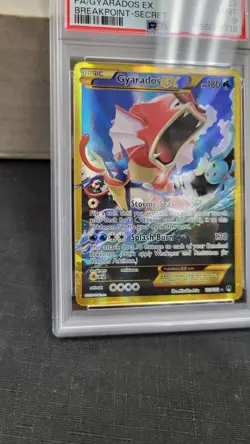 2016 GYARADOS EX FULL ART SECRET XY BREAKTHPOINT POKEMON TCG PSA 9 MINT #123/122 - Image 4