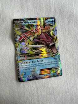 Pokemon TCG M Gyarados EX 27/122 Breakpoint Full Art Holo 240 HP - Image 1