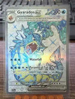 Gyarados ex 225/198 Ultra Rare, Scarlet & Violet, Full Art Holo, Pokemon TCG, NM - Image 1