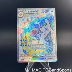 Gyarados ex 225/198 Holo Scarlet & Violet Pokemon TCG LP - Image 1