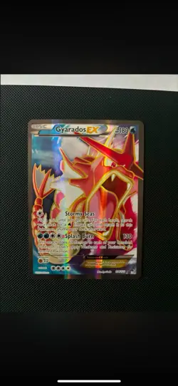 Pokemon TCG Gyarados-EX Breakpoint 114/122 Holo Full Art Ultra Rare NM - Image 1