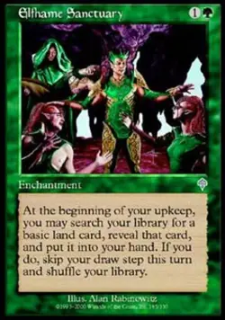 Elfhame Sanctuary - Medium Play MTG Invasion - Image 1