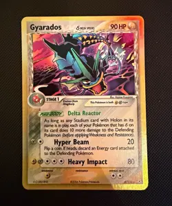 Pokemon TCG Gyarados 8/110 EX Holon Phantoms Delta Species Holo Rare ENG - Image 1