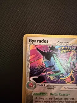 Pokemon TCG Gyarados 8/110 EX Holon Phantoms Delta Species Holo Rare ENG - Image 3