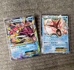Pokemon TCG Gyarados EX Cards x2 English Holo (M 27/122, XY106) - Image 1
