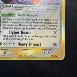 2006 Gyarados #8/110 Ex Holon Phantoms Delta Species Holo Rare Pokemon TCG Card - Image 4