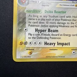 2006 Gyarados #8/110 Ex Holon Phantoms Delta Species Holo Rare Pokemon TCG Card - Image 5