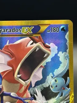 Pokemon TCG Gyarados EX 123/122 XY Breakpoint 2016 Secret Holo Rare - Image 3