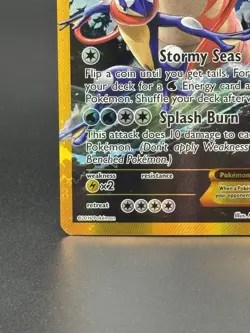 Pokemon TCG Gyarados EX 123/122 XY Breakpoint 2016 Secret Holo Rare - Image 5