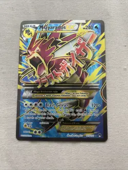 Pokemon TCG Mega Gyarados EX Breakpoint 115/122 Holo Full Art Ultra Rare - Image 1