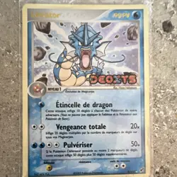 Nintendo Pokemon TCG Gyarados Leviator 8/107 EX Deoxys 2005 French Holo - Image 1