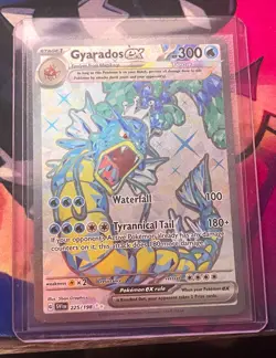 ☆ Pokemon TCG Gyarados ex 225/198 SV01 Scarlet & Violet Full Art Holo UR EN ☆ - Image 1