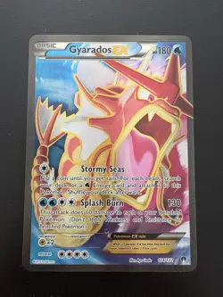 Pokemon Gyarados-EX TCG Full Art Holo Card Breakpoint 114/122 - Image 1