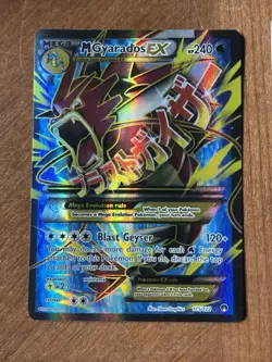 M Gyarados EX 115/122 BREAKpoint 2016 Full Art Holo SHINY Pokemon Card TCG - Image 1
