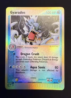 Gyarados 32/97 Reverse Holofoil EX Dragon Pokemon TCG LP Light Play - Image 1
