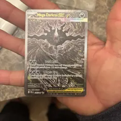 Pokemon Card Mega Darkrai ex 116/084 Me05: Pitch Black Holo SIR - Image 1