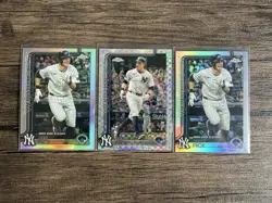 Ben Rice 2025 Topps Chrome Rookie Card Lot - 2 Refractors & 1 Xfractor - Image 1