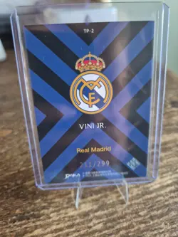 Vini Jr Real Madrid /299 Numbered Football Card brazil 🇧🇷 - Image 2