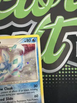 MP Glaceon 5/100 Holo Majestic Dawn Diamond Pearl Pokemon card English HP-DMG - Image 3