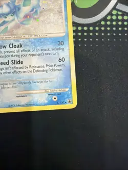 MP Glaceon 5/100 Holo Majestic Dawn Diamond Pearl Pokemon card English HP-DMG - Image 4