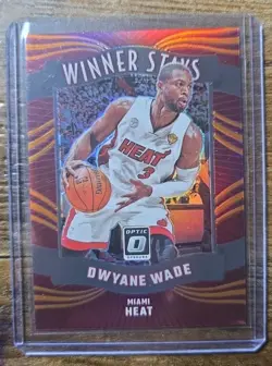 2023-24 Panini Donruss Optic - Winner Stays Dwyane Wade #20 Holo Prizm /39 - Image 1