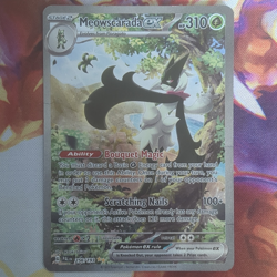 Pokemon TCG Meowscarada ex 256/193 Paldea Evolved Special Illus Rare Holo - Image 1