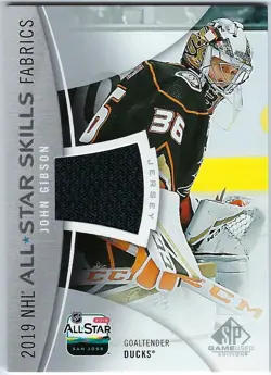 2016-17 SP Game Used 2016 All-Star Skills Fabrics John Gibson #AS-GI - Image 1
